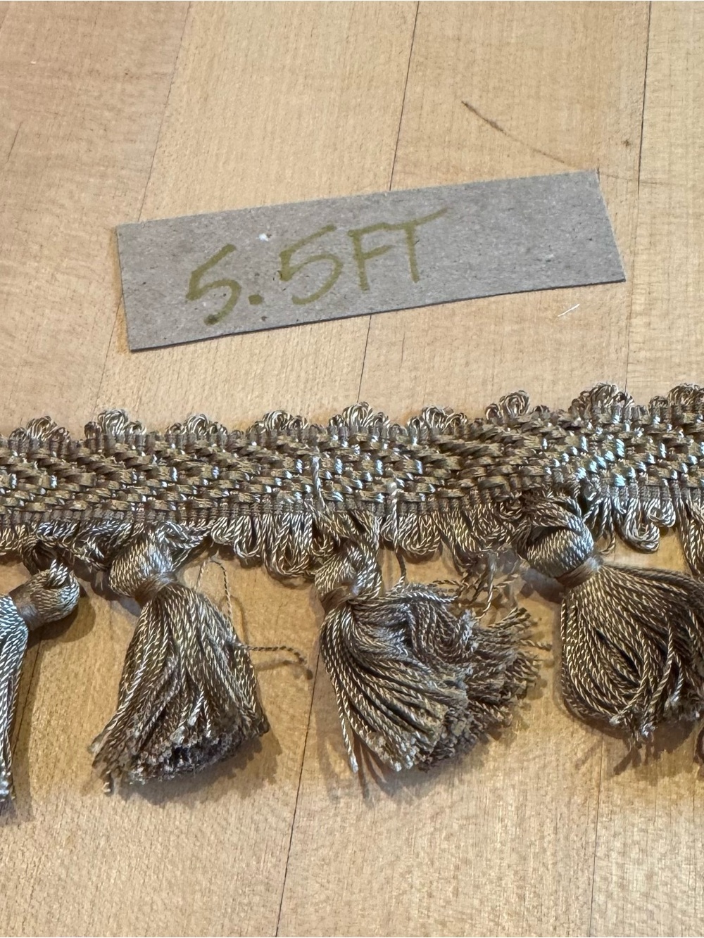 Scalamandre Passementerie Decorative Tassel Fringe Trim 5.5 ft /1.8 yards